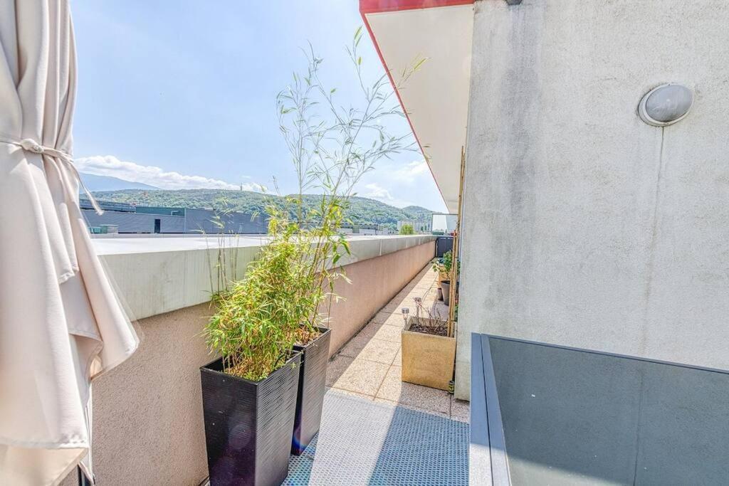 Apartament Standing, Balcon Avec Vue, Clim, Tt Equipe Confort Échirolles Zewnętrze zdjęcie